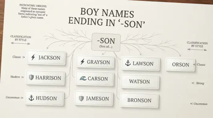 boy names that end in son
