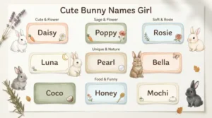 cute bunny names girl