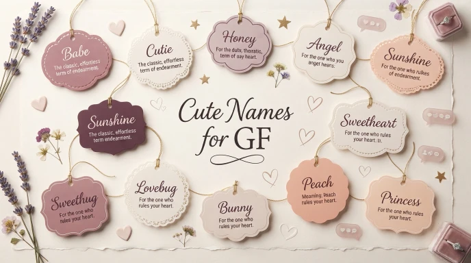 cute names for gf