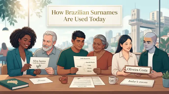 How Brazilian Surnames Are Used Today