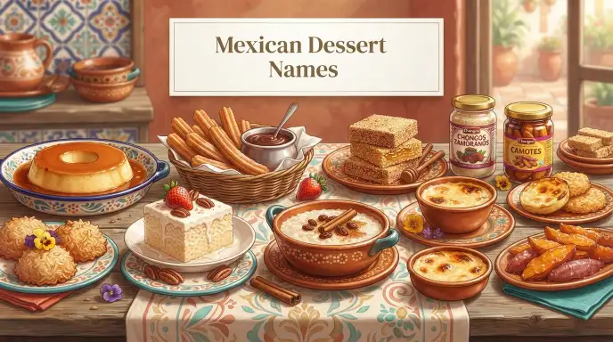 mexican desserts names