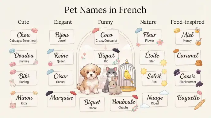 pet names in french