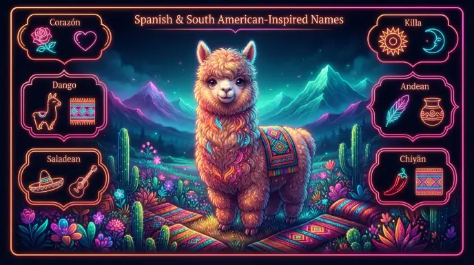 Spanish and South American Inspired Alpaca Names