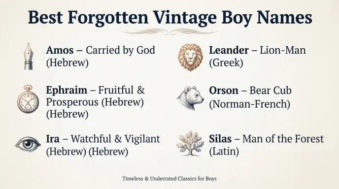What Are the Best Forgotten Vintage Boy Names?