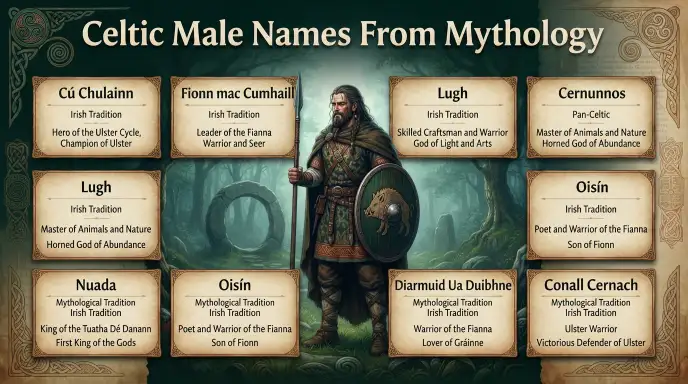 Celtic Male Names From Mythology