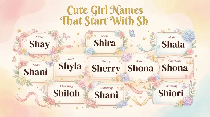 Cute Girl Names That Start With Sh