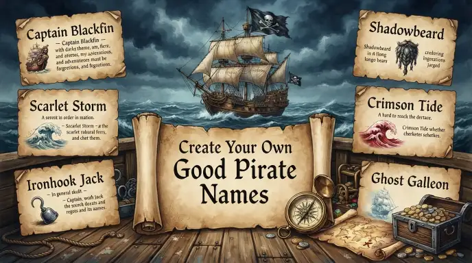 How to Create Your Own Good Pirate Names
