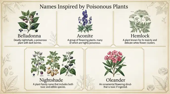 Names Inspired by Poisonous Plants