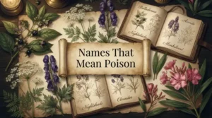 Names That Mean Poison