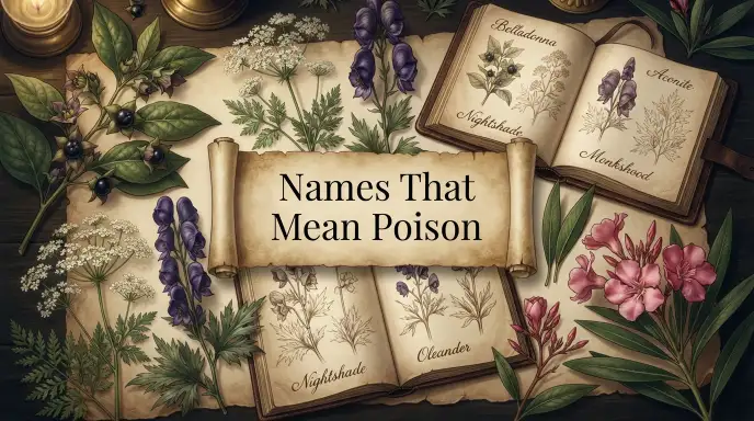 Names That Mean Poison