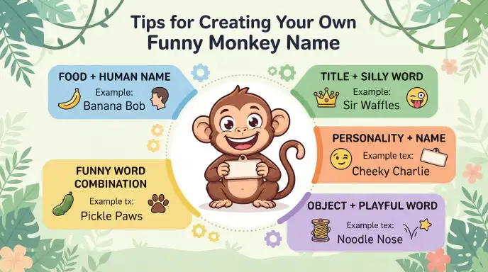 Tips for Creating Your Own Funny Monkey Name
